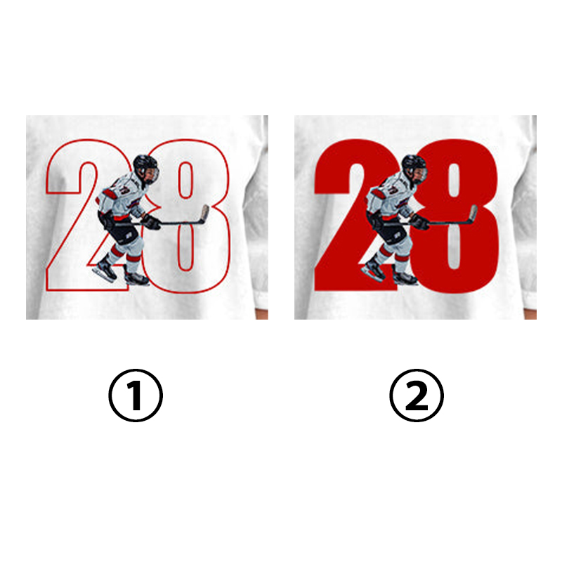 Personalized T-shirt Custom Sport Photo with Cool Name Design Attractive Gift for Sports Lovers