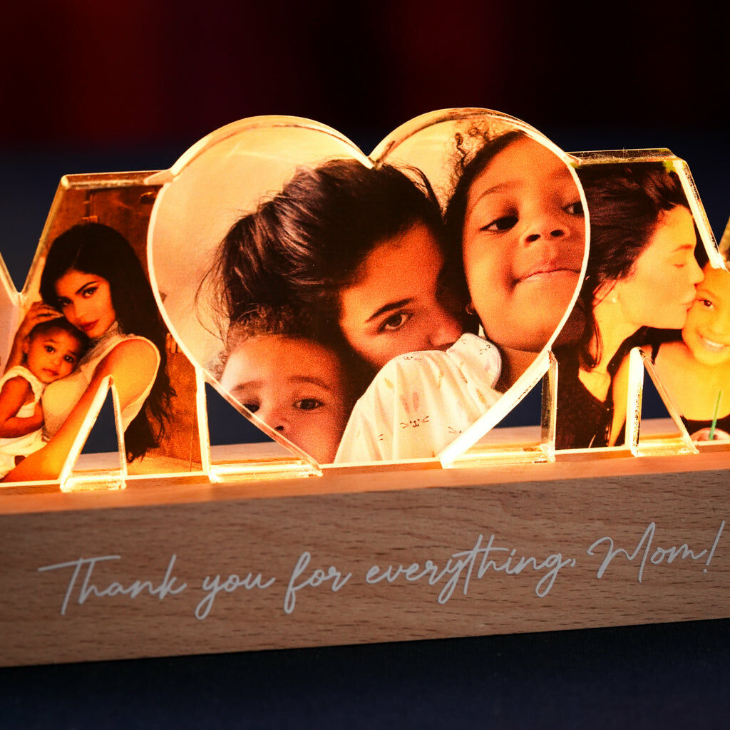 Personalized Picture Night Light Wonderful Present for Mother's Day