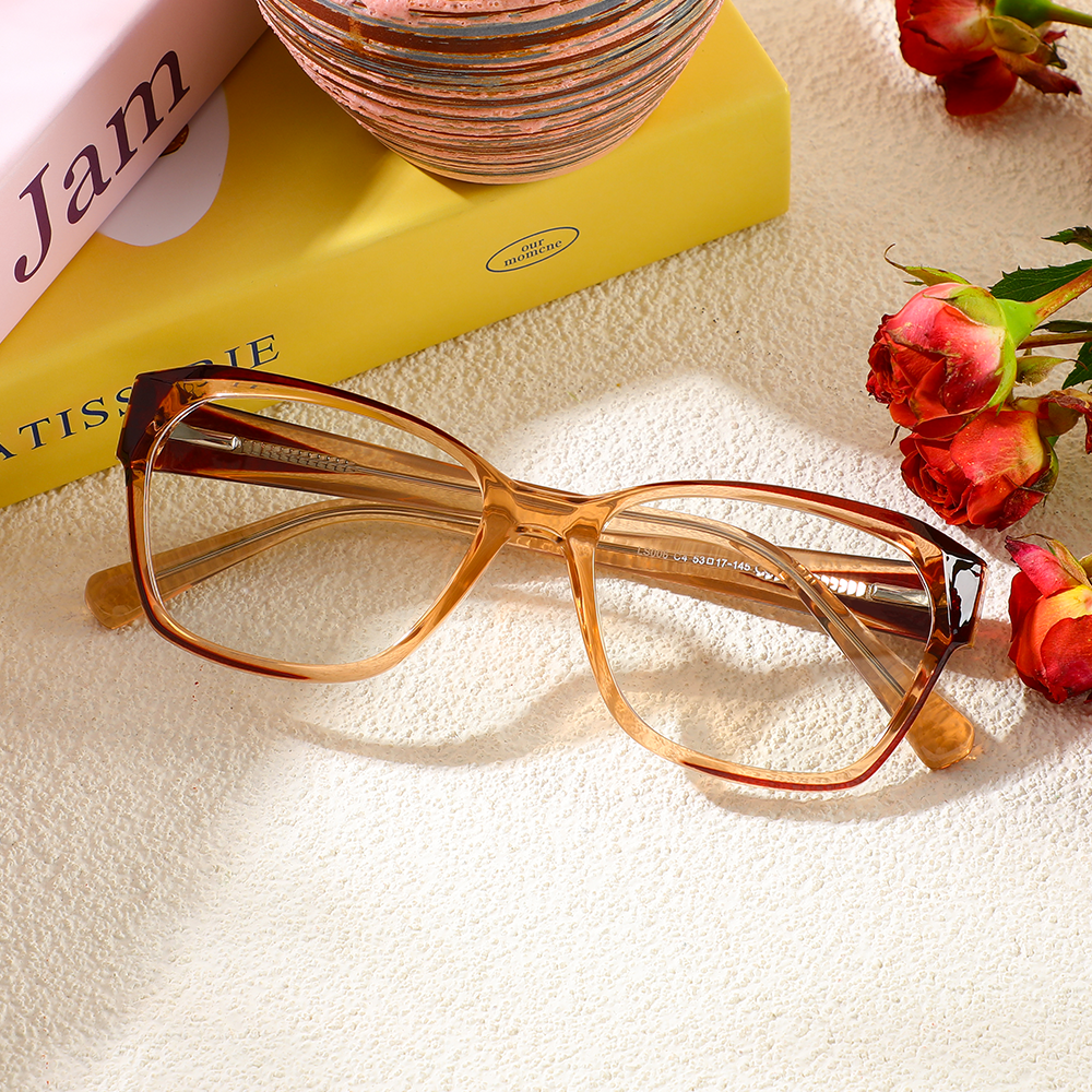 Occhiali da Vista Tracy Cat Eye Marrone 