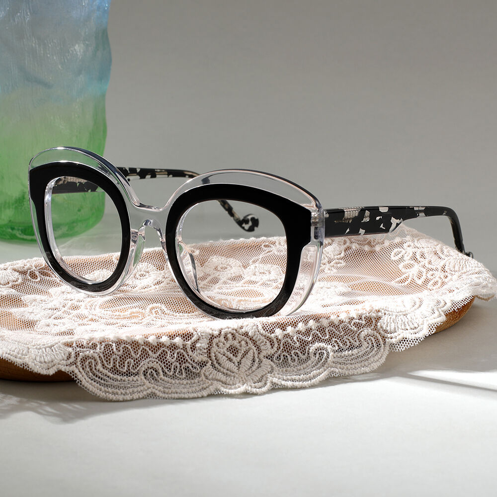 Occhiali da Vista Dolores Cat Eye Nero 