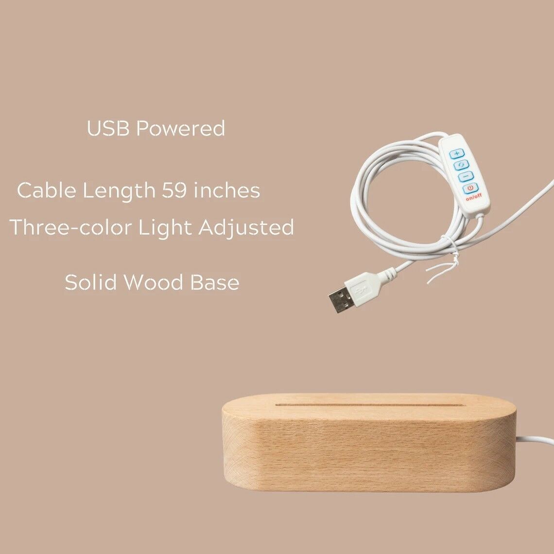 Personlig navnenattlampe med sky- og stjernemønster dyrebar gave til baby