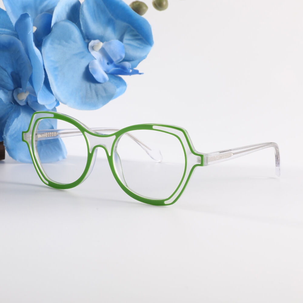 Doherty Cat Eye Grüne Brille