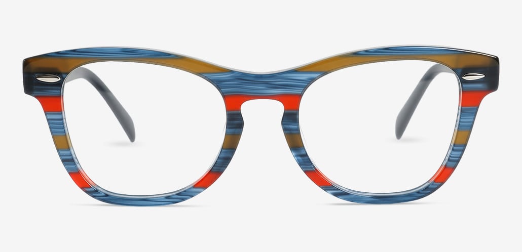 Barnes Multicolor Square Glasses