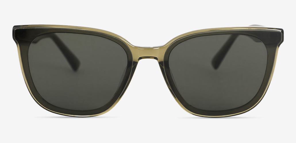 Thompson Lunettes de soleil Carrées Vertes