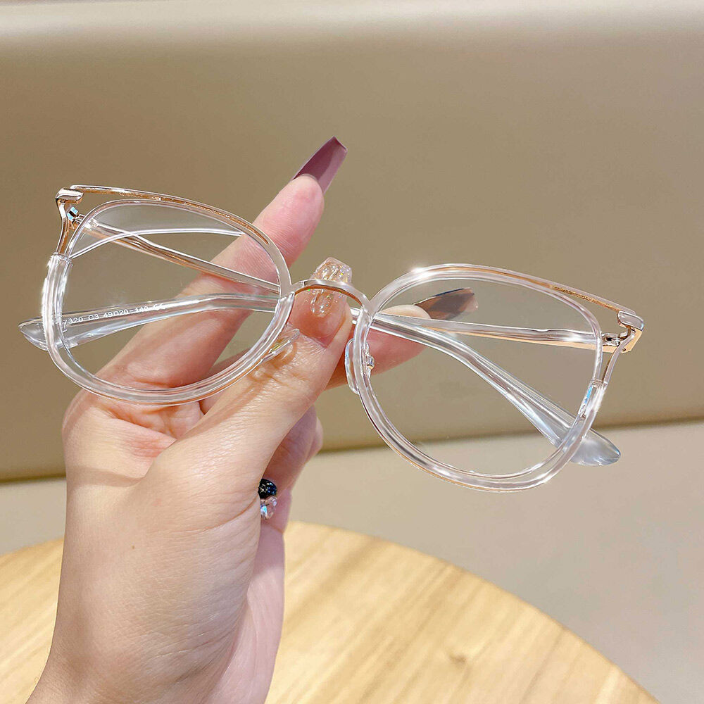 Helin Cat Eye Clear Glasses