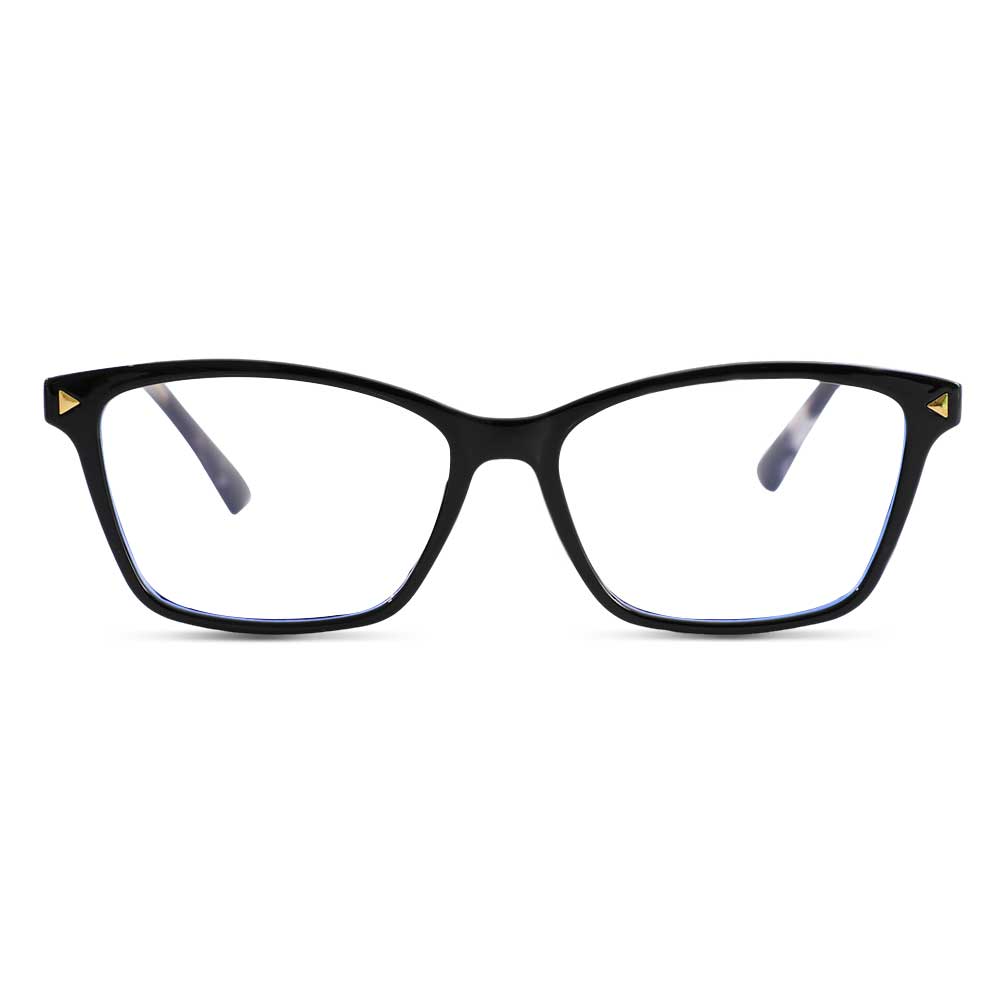 Occhiali da Vista Elizabeth Rettangolare Nero 