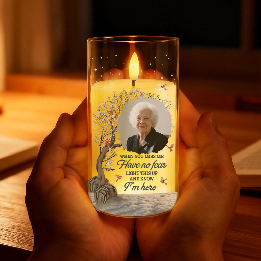 Bougeoirs LED personnalisés bougies électroniques arbre commémoratif décoration de bureau pour Noël