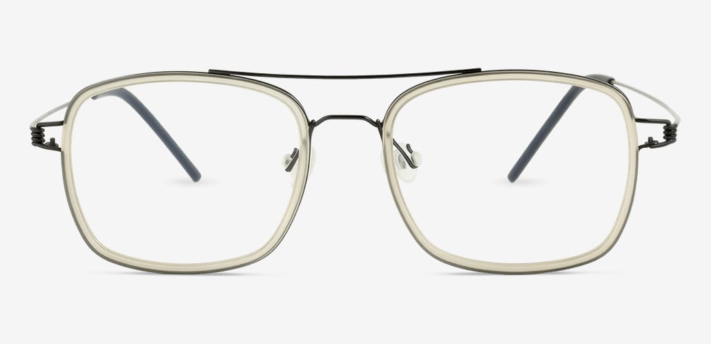 Scott Clear Aviator Glasses