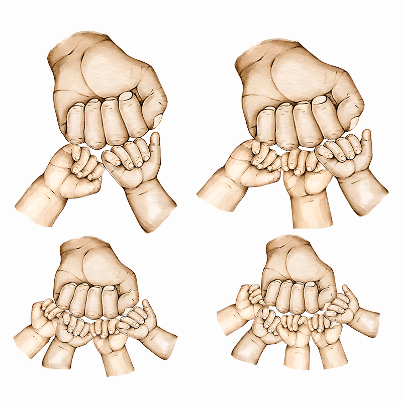 Spersonalizowana butelka whisky z wzorem dłoni Wspaniały prezent na Dzień Ojca