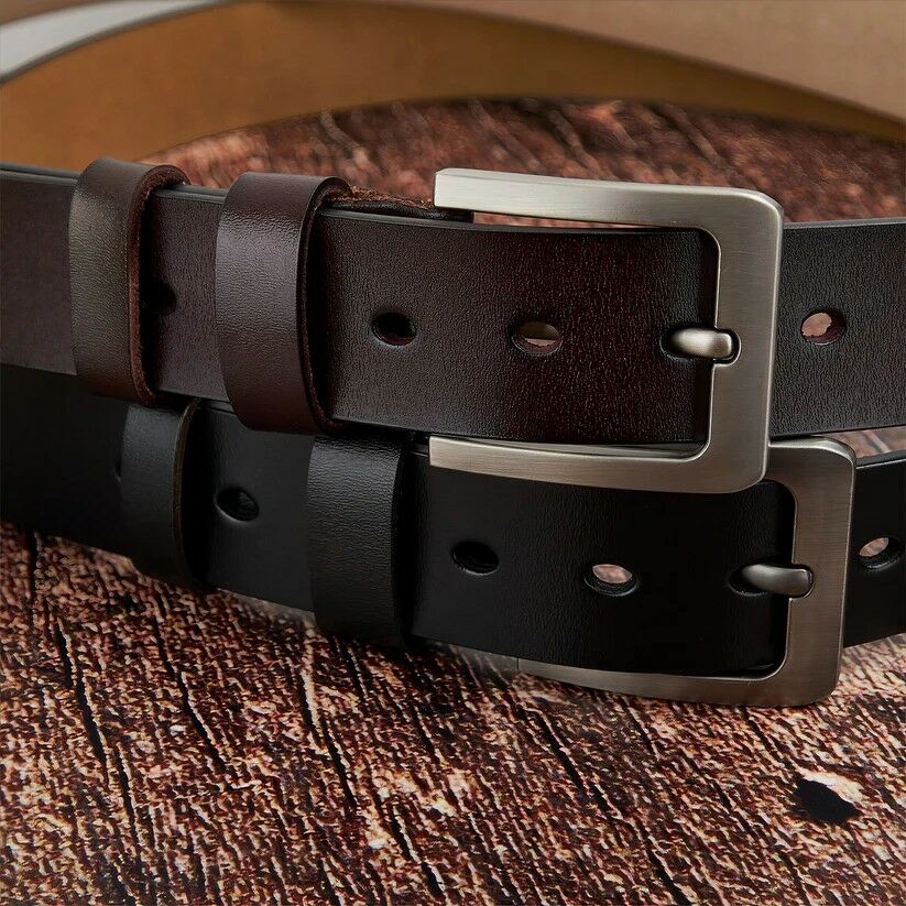 "Proud Dad of a Few Dumbass Kids" Personalized Engraved Leather Belt Father's Day Gift for Dad