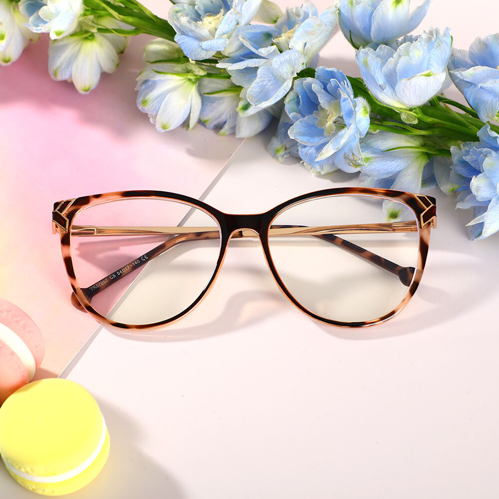 Occhiali da Vista  Eleano Cat Eye Leopardo