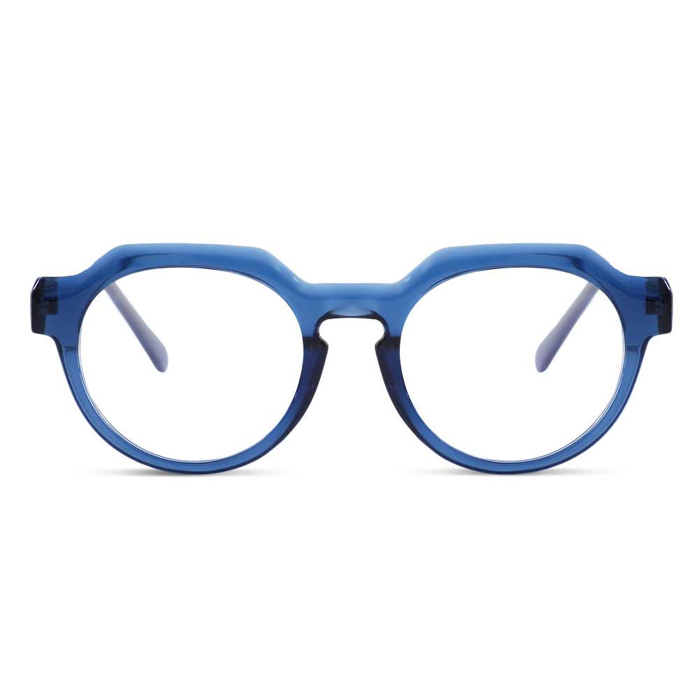 Stuar Runde Blaue Brille