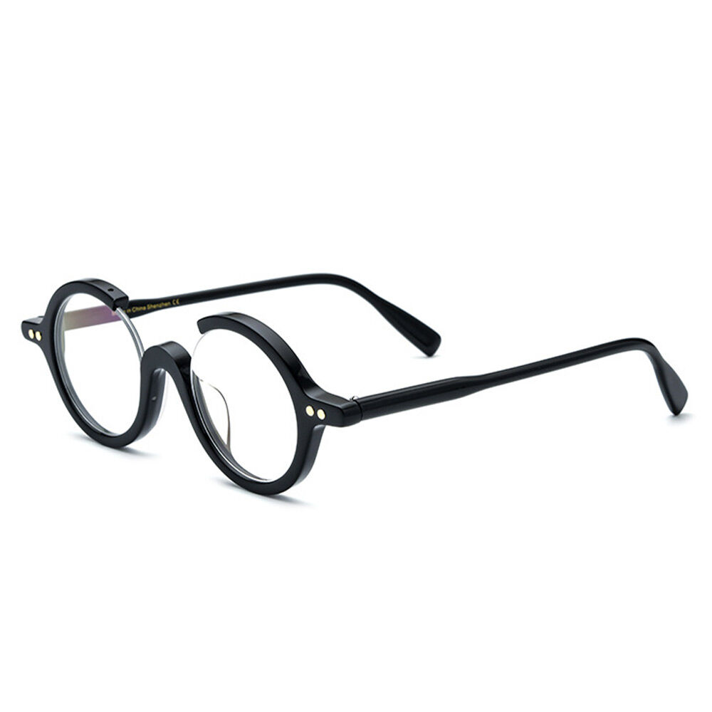 Amelia Runde Schwarze Brille