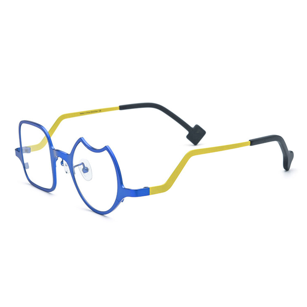 Randy Square Blue Glasses