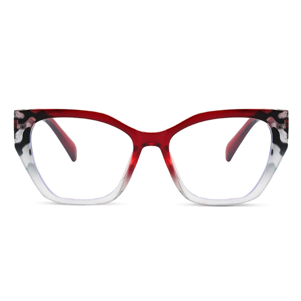 Kristin Cat Eye Red Glasses