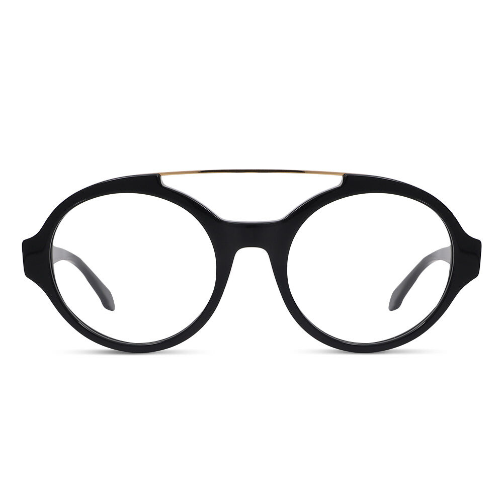 Elme Aviator Black Glasses