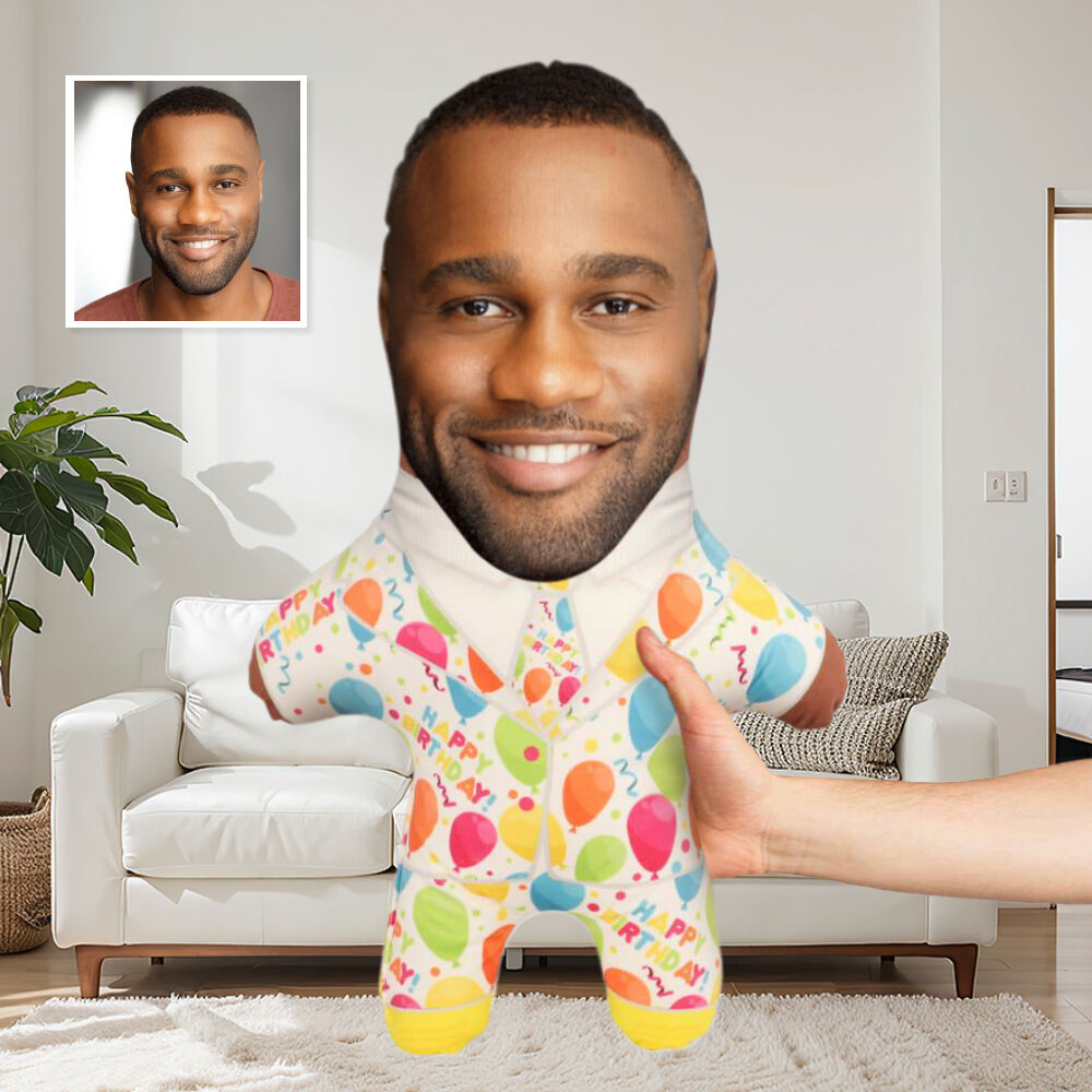 Customized Face Pillow Birthday Suit Face Pillow as a Birthday Gift