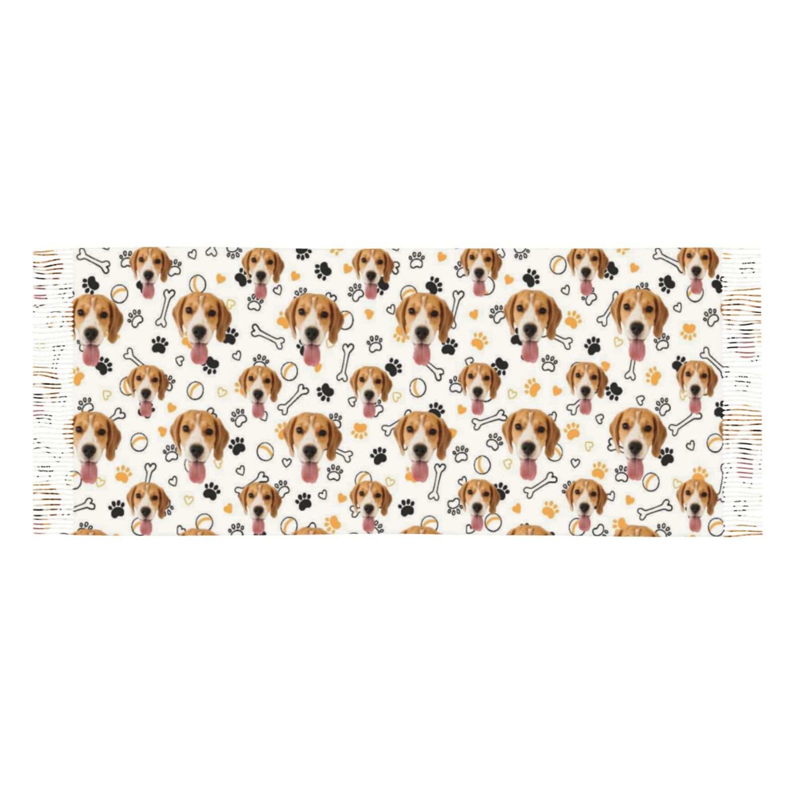 Bufanda personalizada con foto: regalo de cumpleaños práctico y bonito para dueños de mascotas.