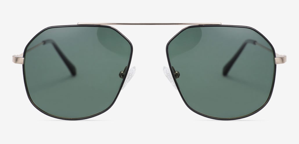 Taylor Lunettes de soleil Aviateur Orées