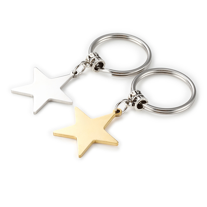 スター 星 メッセージ キーホルダー