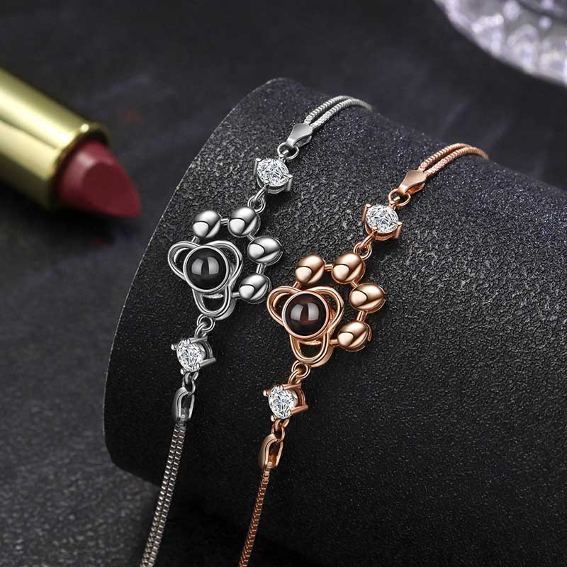 Personalized Claw Photo Projection Bracelet Gift