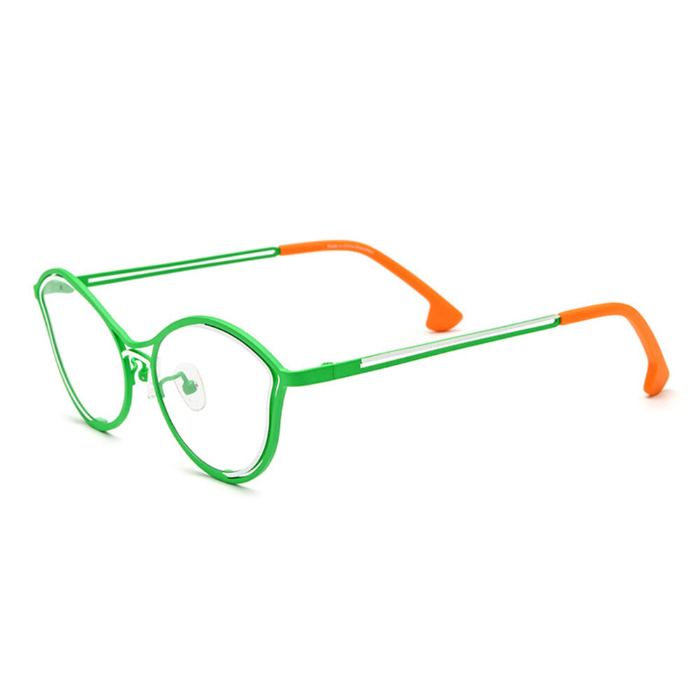 Alstol Cat Eye Green Glasses