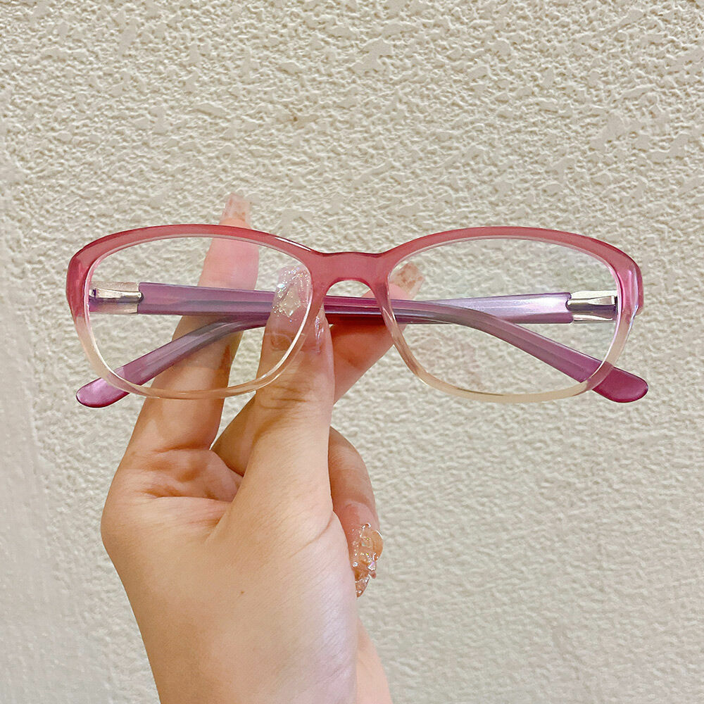 Howar Rectangle Pink Glasses