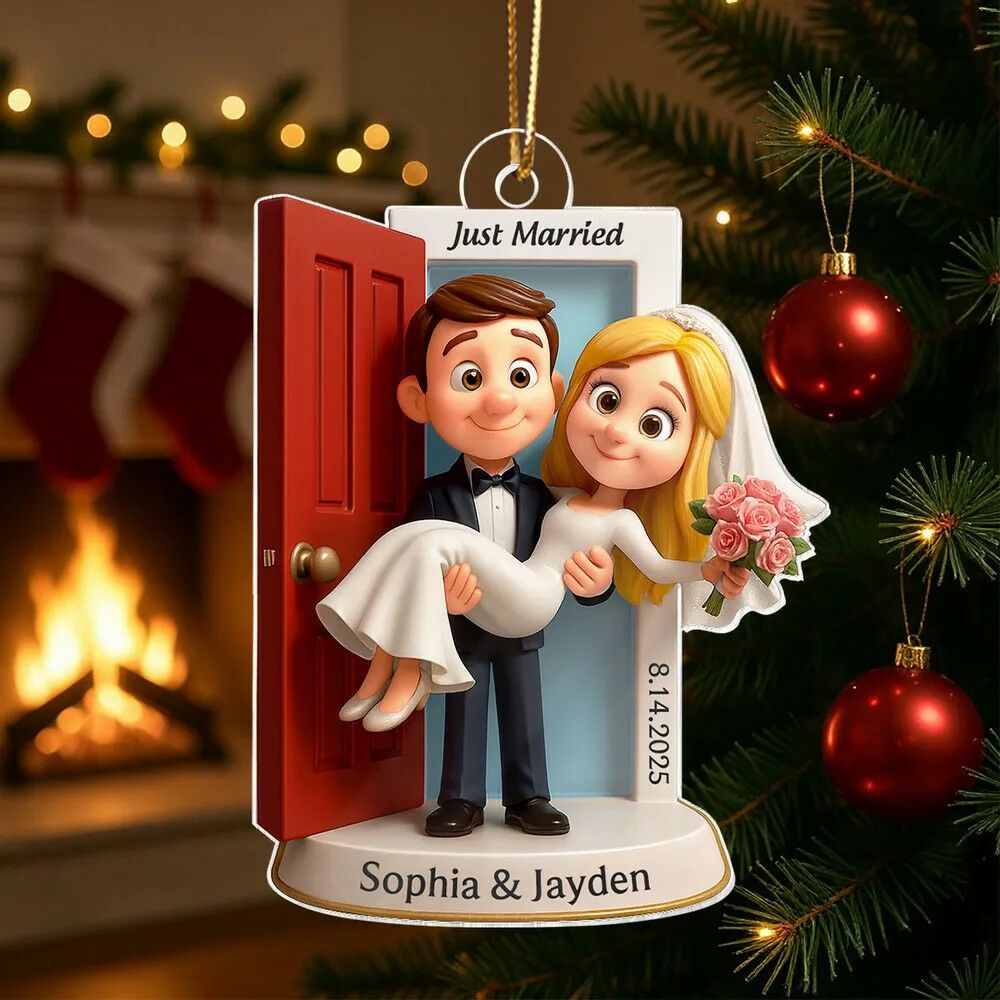 Personalisierter Paar-Anhänger mit individuellem Namen und romantischem Hochzeitsgeschenk