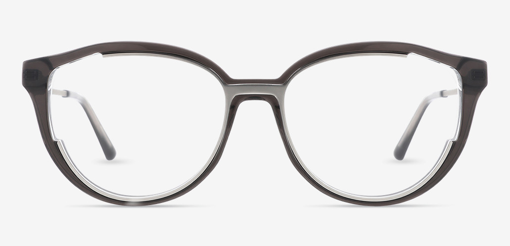 Marina Gray Cat Eye Glasses