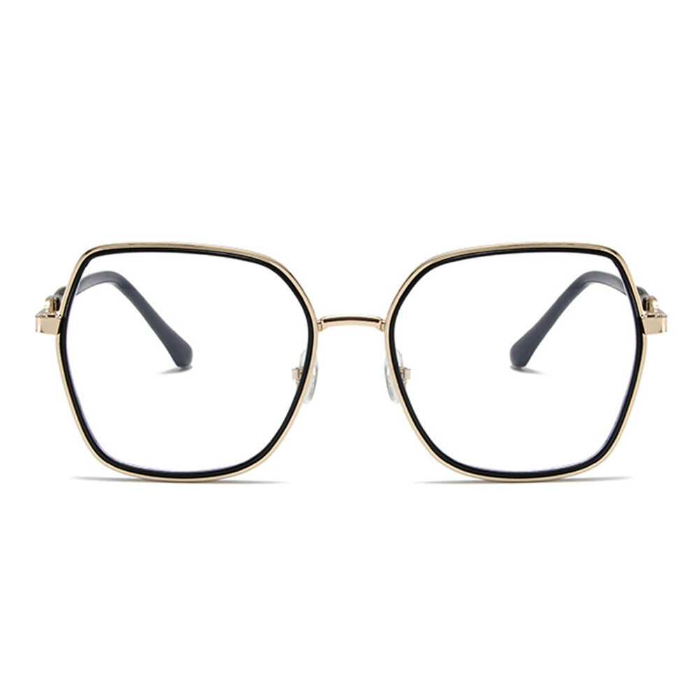 Oliver Geometric Black Glasses