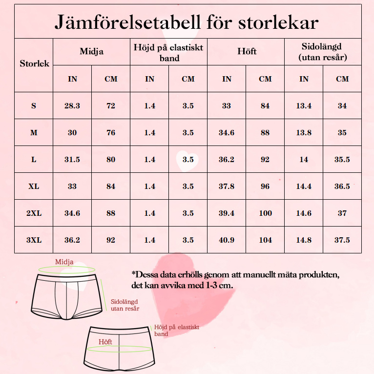 Personlig bild herrunderkläder Boxer Briefs Kreativ gåva till pojkvän "Jag älskar min flickvän"