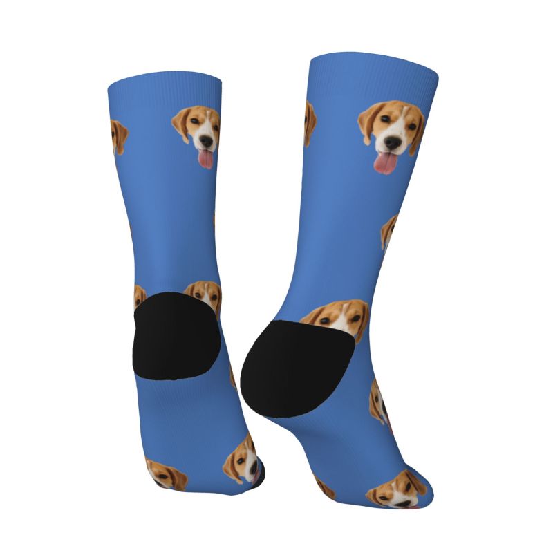 Personalized Face Socks with Pet Dog Photos
