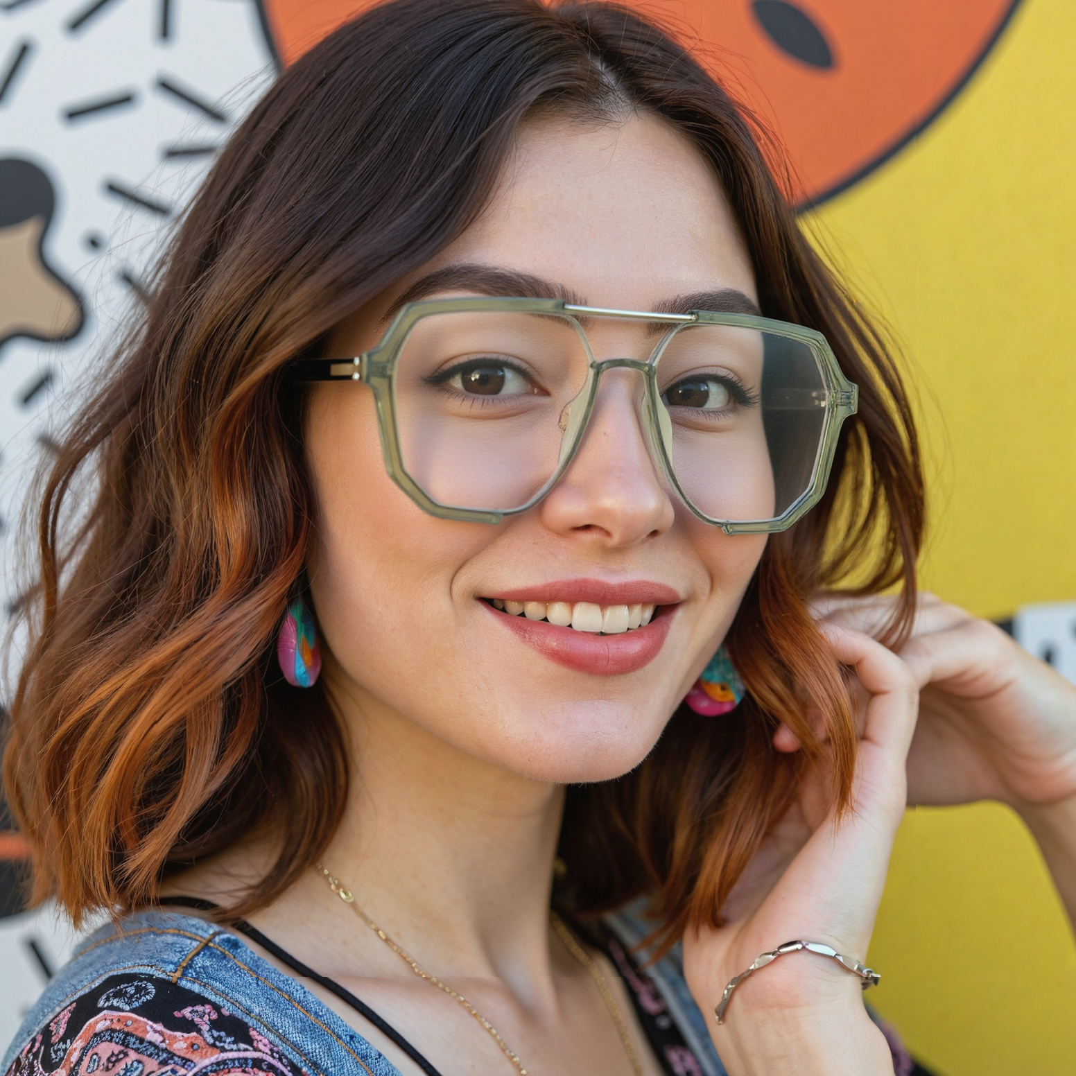 Occhiali da Vista Carter Aviator Verde