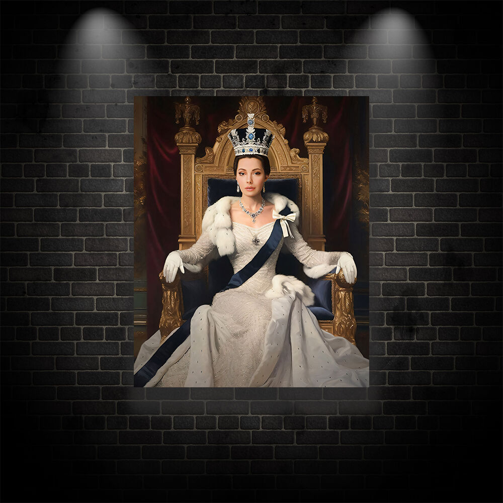 Customized Royal Queen Portrait Gift Royal from Head Photo