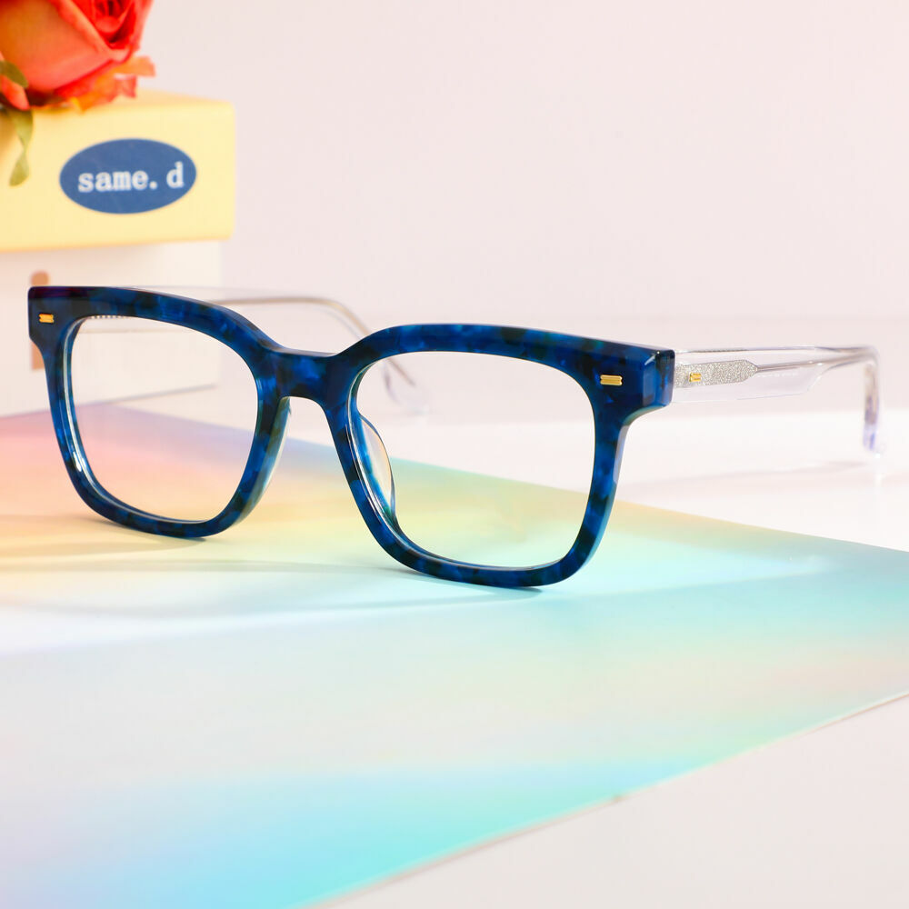 Lunettes de Vue Berton Carré Bleu