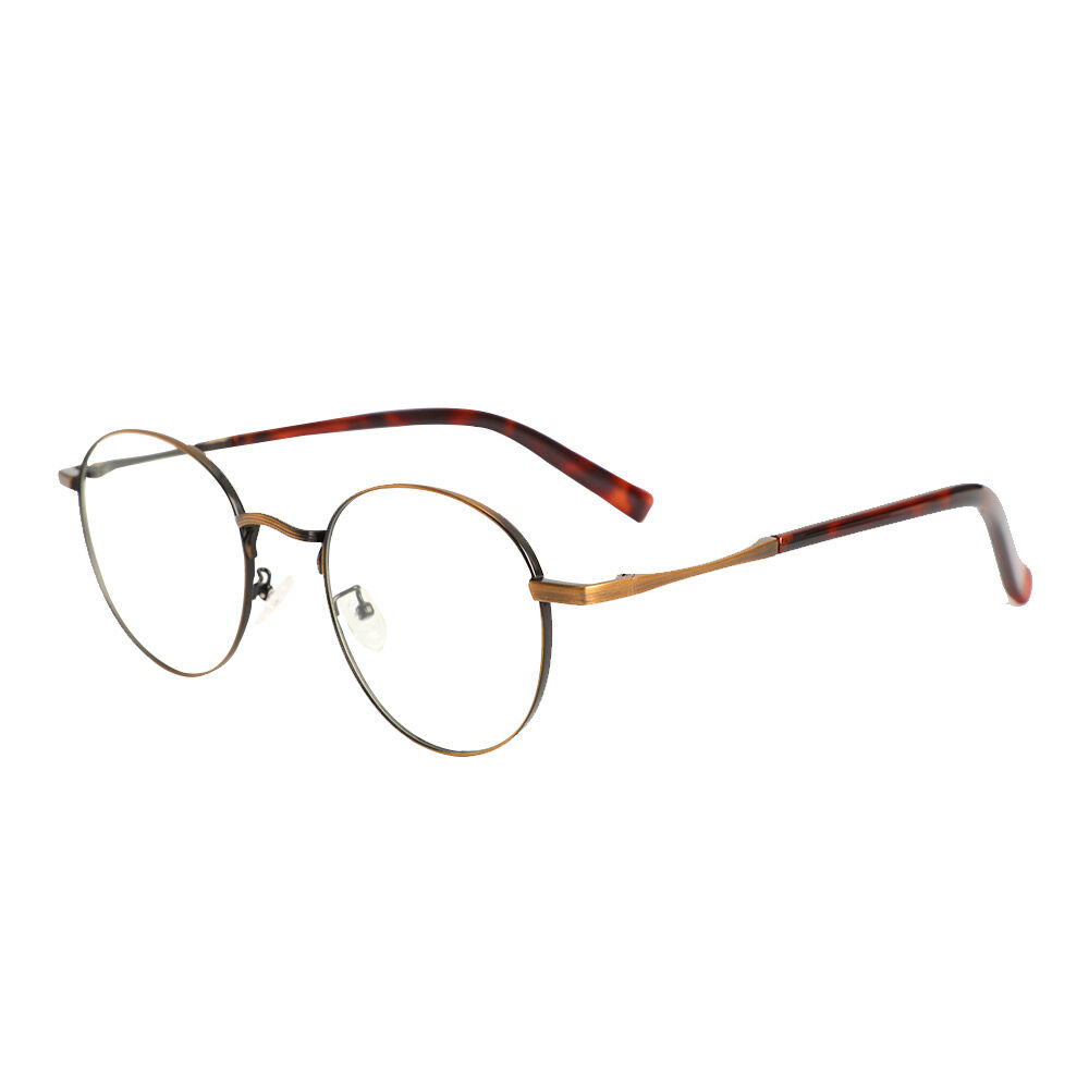 Owen Runde Braune Brille