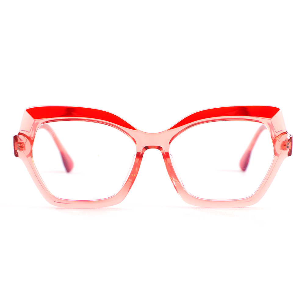 Lunettes de Vue Quentin Géométrique Rouge 