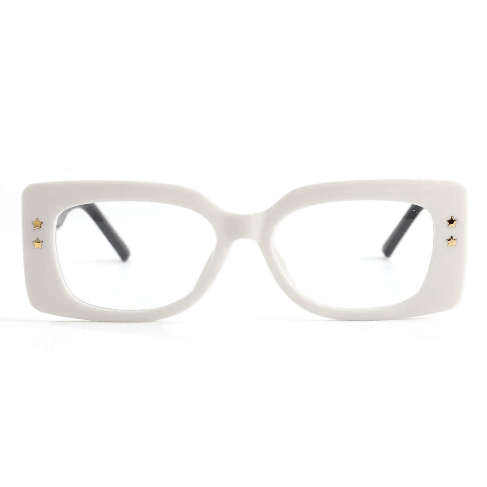 Occhiali da Vista Huggins Quadrato Bianco 