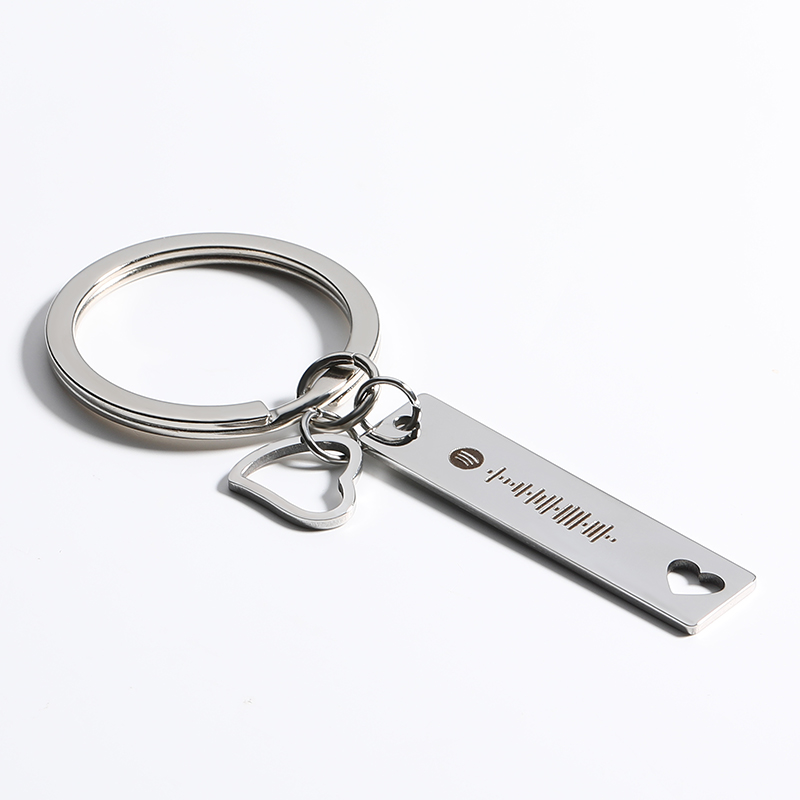 Código De Spotify Escaneable Llavero De Canción De Música Personalizada De Corazón