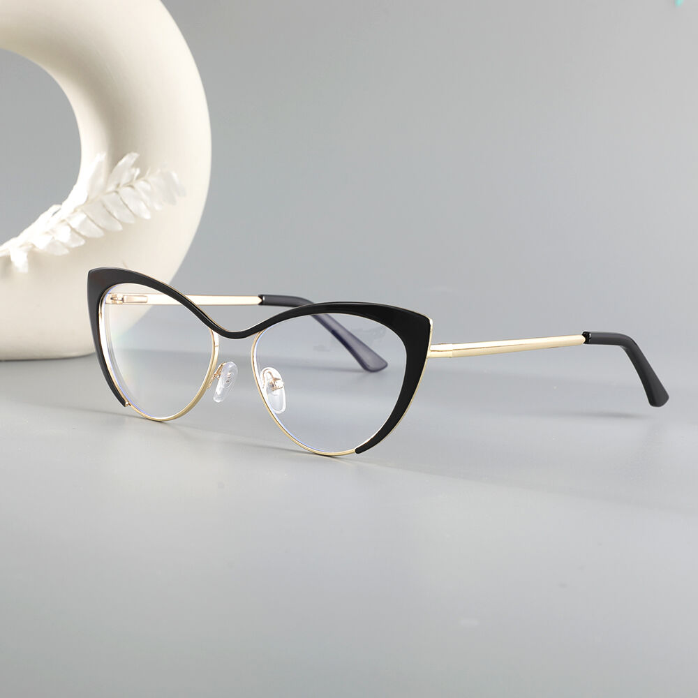 Occhiali da Vista Dulles Cat Eye Nero 