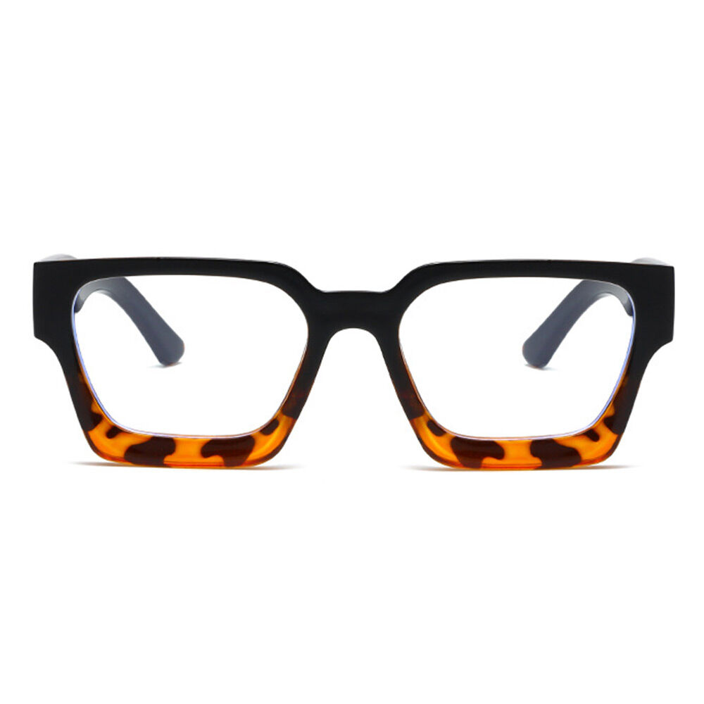 Lunettes de Vue Coral Carré Noir Écaille