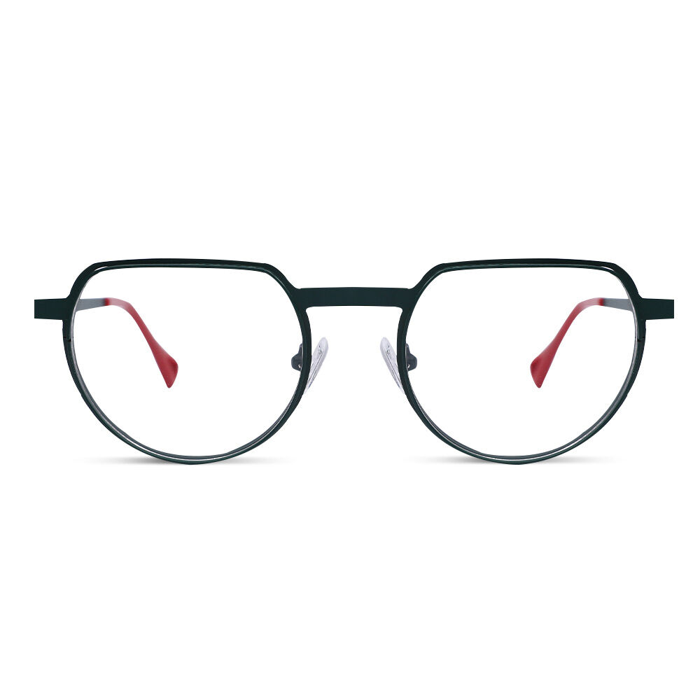 Occhiali da Vista Albec Ovale Verde 