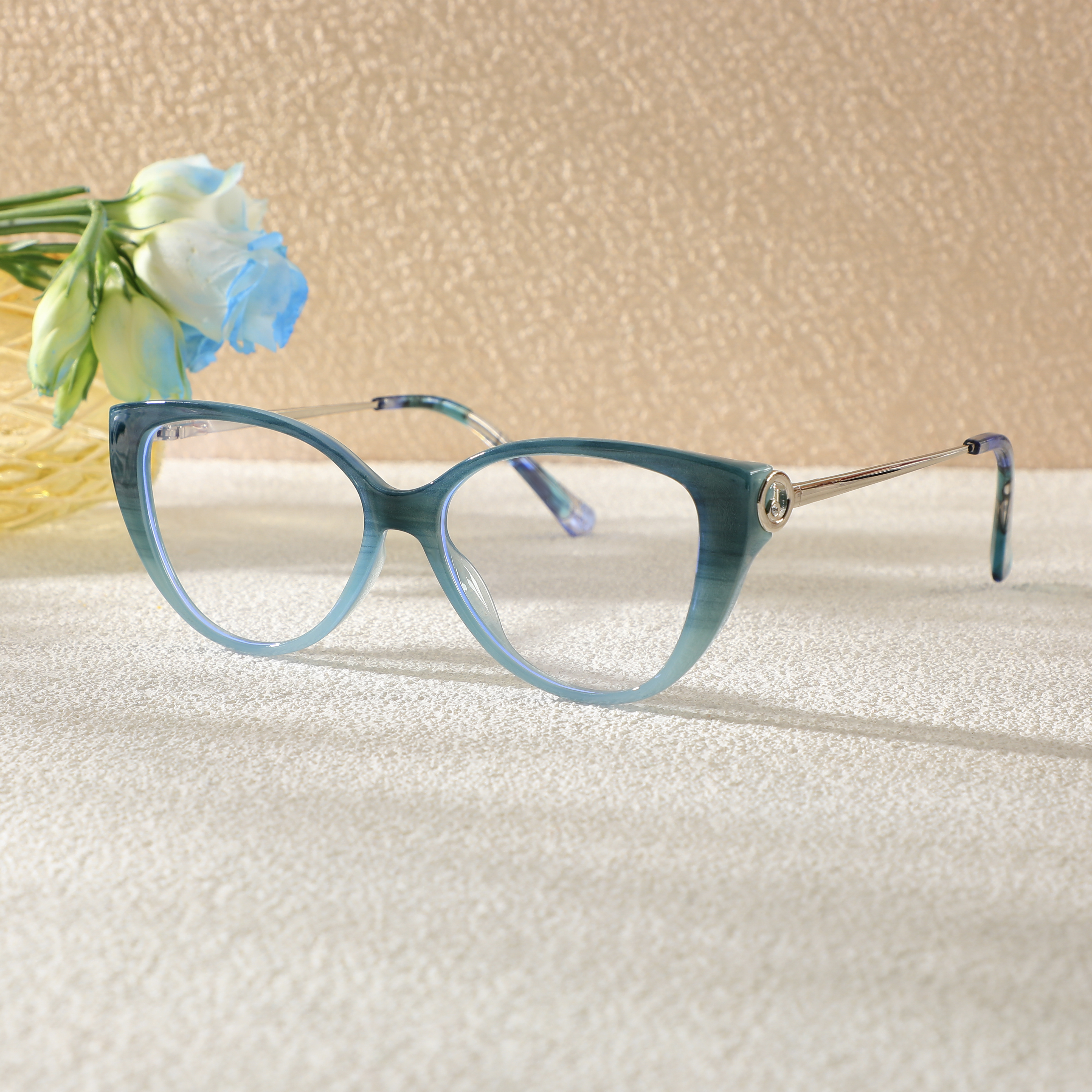 Jenny Cat Eye Blaue Brille