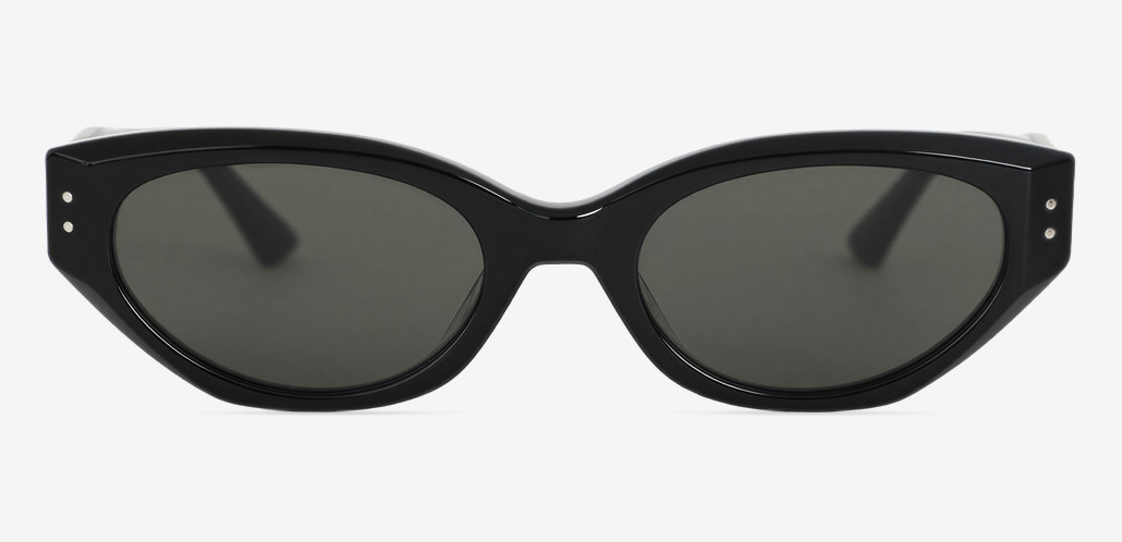 Harris Lunettes de soleil Cat Eye Noires