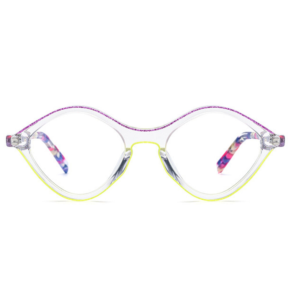 Kanina Oval Purple Glasses