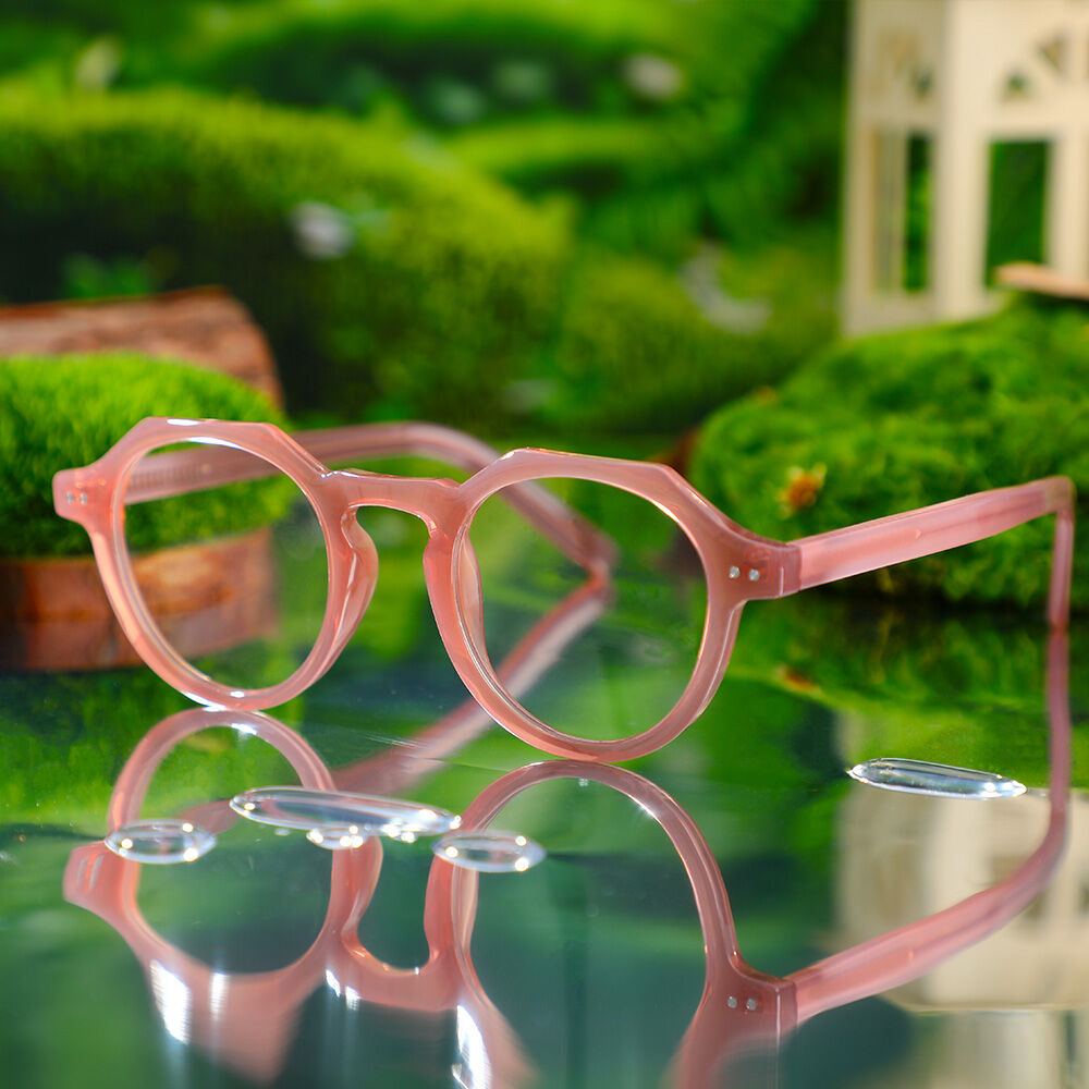 Lunettes de Vue Madeline Ronde Rose
