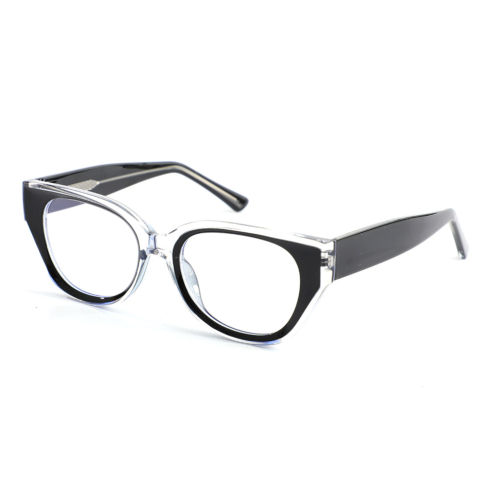 Daisy Cat Eye Schwarze Klare Brille