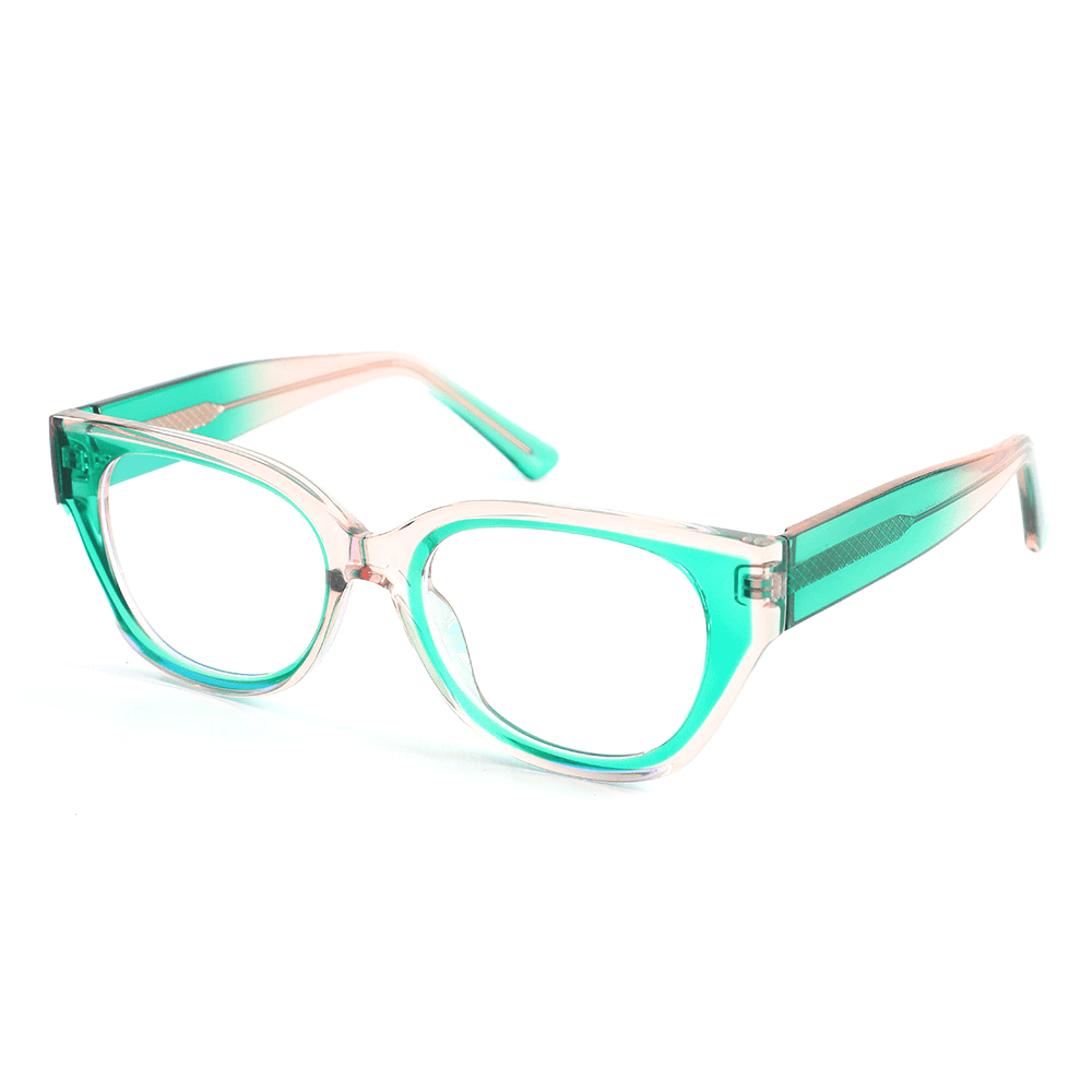 Daisy Cat Eye Grüne Brille