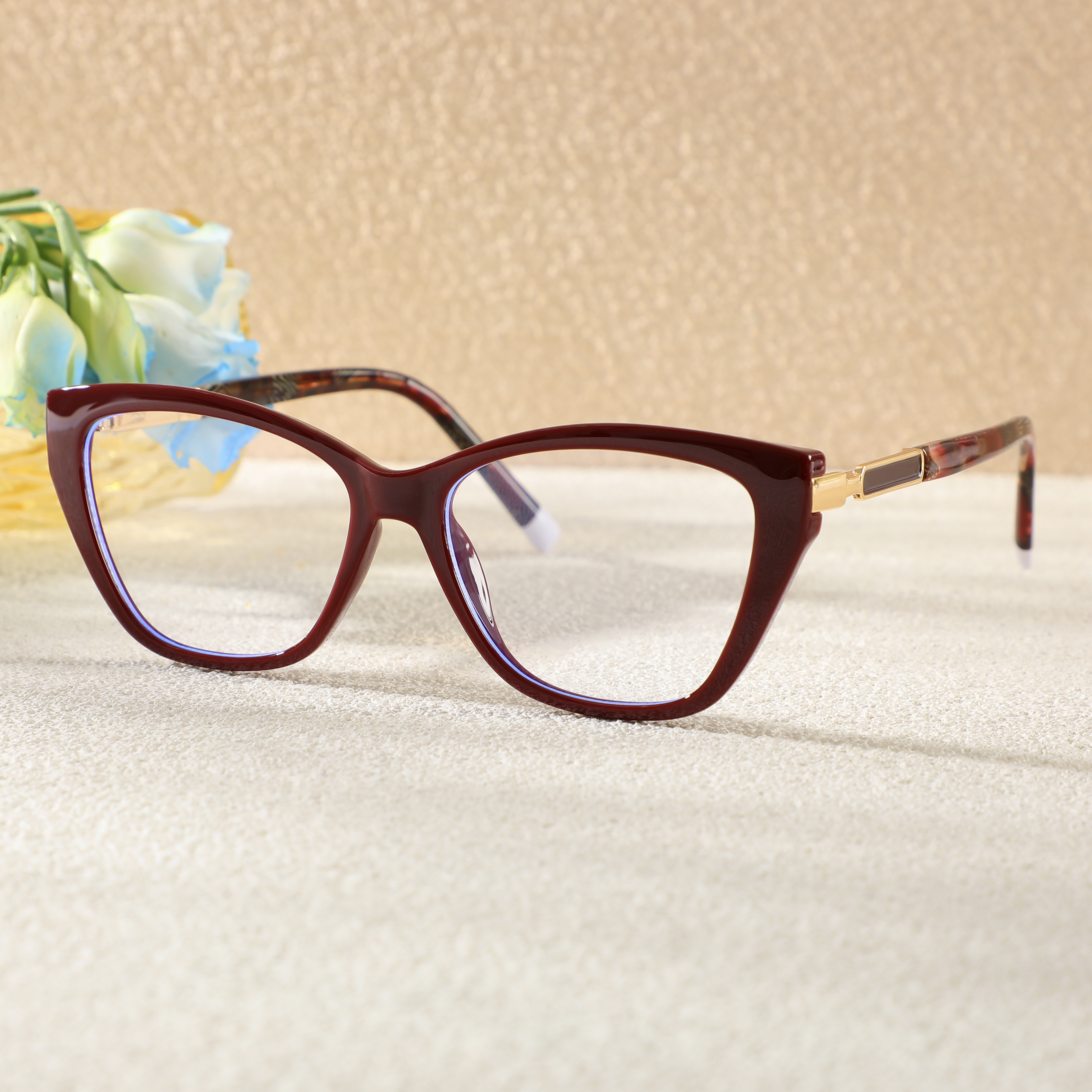 Colclough Cat Eye Braune Brille