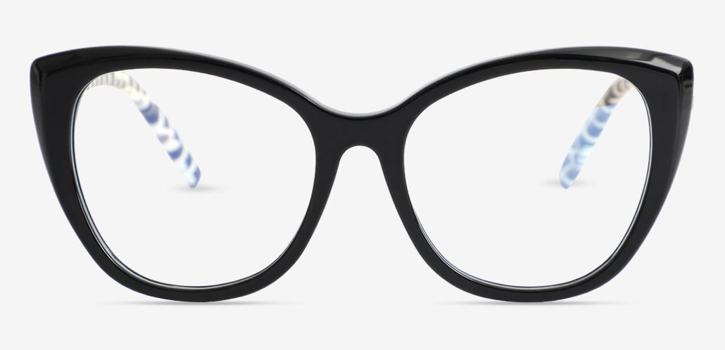 Burnell Black Cat Eye Glasses